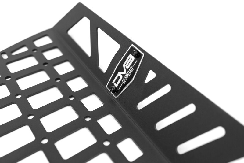 Jeep Wrangler JK Rear Window Molle Panels - DV8 Offroad - Pocketed - Micro-texture Black Powder Coat - `07-`18